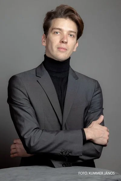 Portrait of Boris Zhurilov, photograph by János Kummer