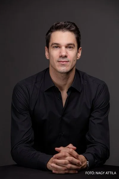 Portrait of Gergely Leblanc, photograph by Attila Nagy