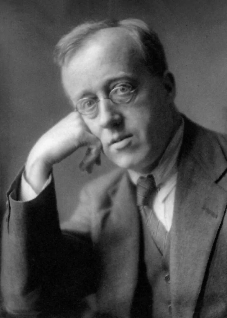 Portrait of Gustav Holst, photograph by Herbert Lambert