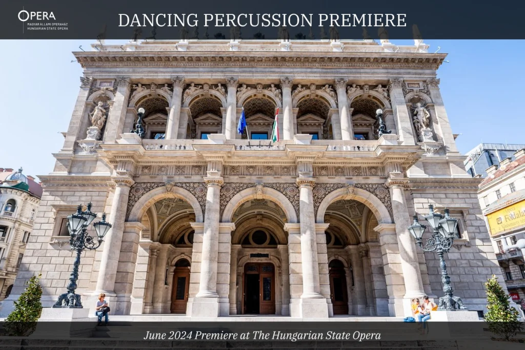 Dancing Percussion premiere — Hungarian State Opera, photograph by Valter Berecz