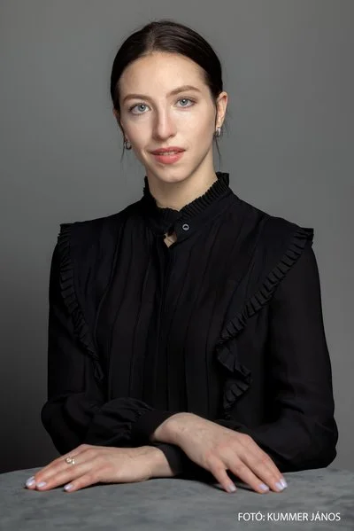 Portrait of Maria Beck, photograph by János Kummer
