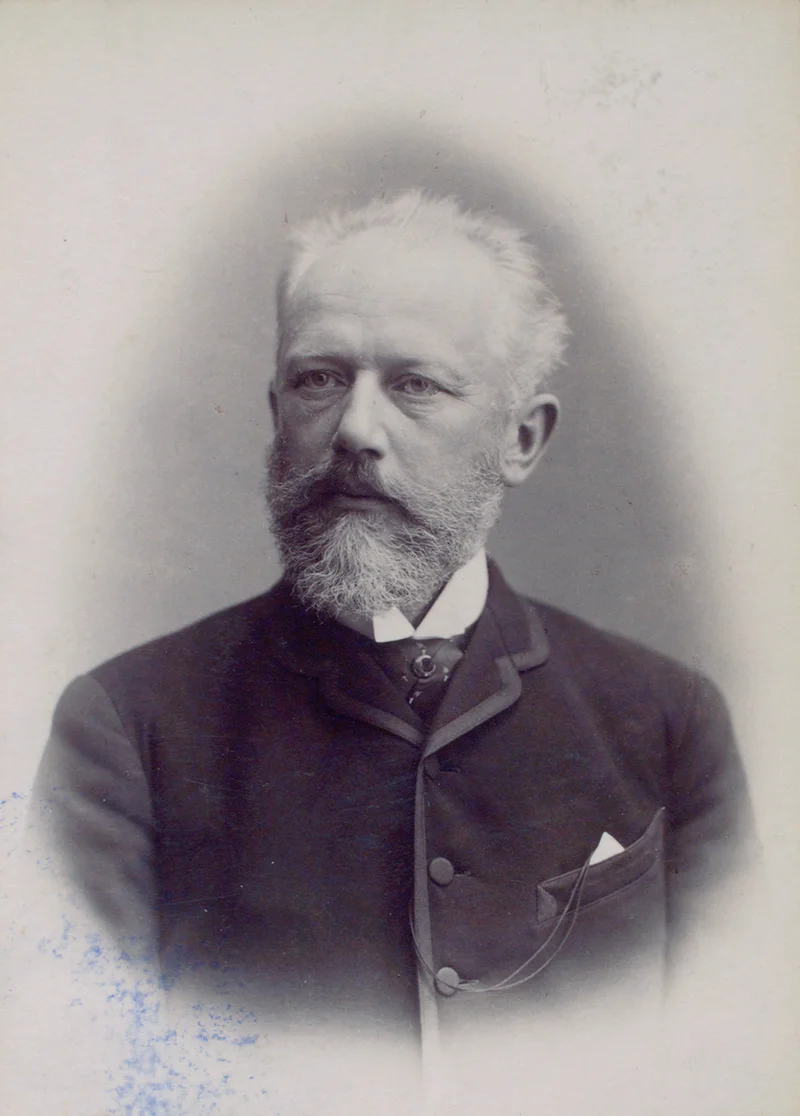 Portrait of Pyotr Ilyich Tchaikovsky, photograph by Émile Reutlinger
