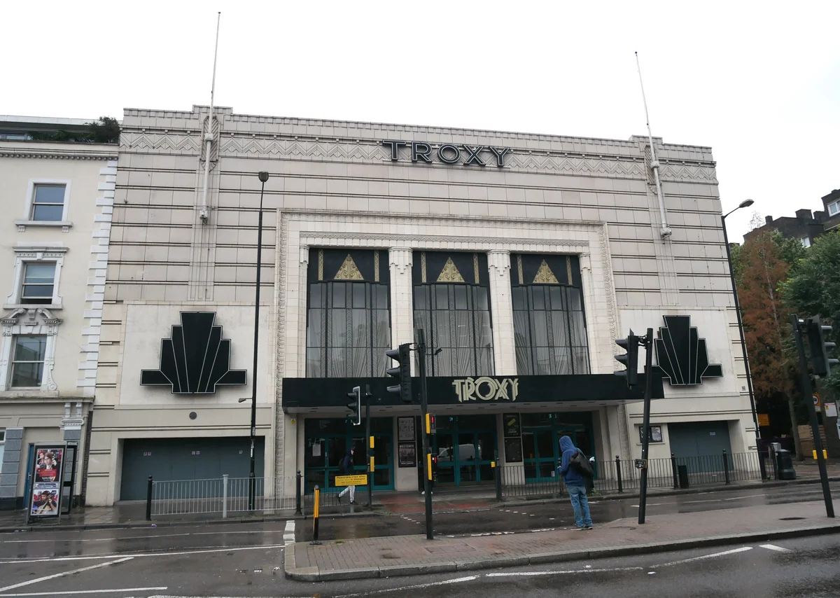 The former Troxy cinema on Commercial Road, the building that housed the London Opera Centre.